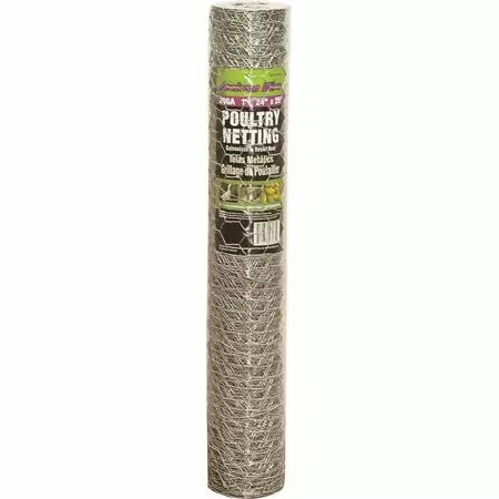 Jackson Wire 1 x 48 x 25' Poultry Netting 20 Gauge Hex Pack (1 x 48 x 25')