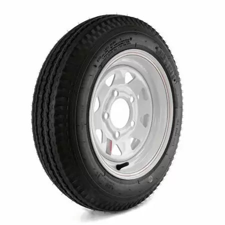 Martin Wheel 480-12 Load Range C 5-Hole Custom Spoke Trailer Tire and Wheel Assembly (480-12)