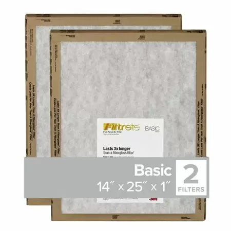 Filtrete™ Basic Air Filters 14 x 25 x 1