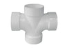 Canplas PVC Double Sanitary Pipe Tee Hub