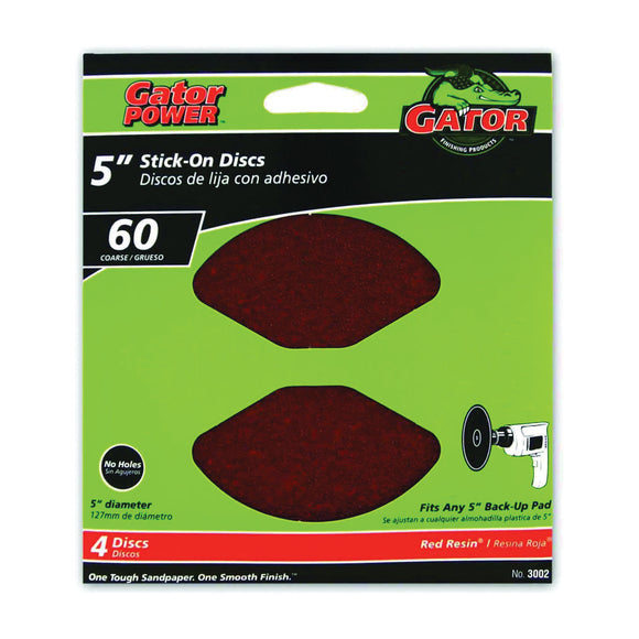 Gator Stick-On Sanding Discs  60 Grit (60 Grit)