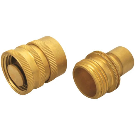 Landscapers Select GB9615 Hose Connector Male and Female Brass (3/4