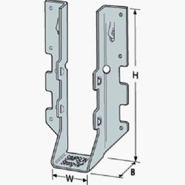 Face Mount Joist Hanger, G185, Zmax, 2 x 10-In.