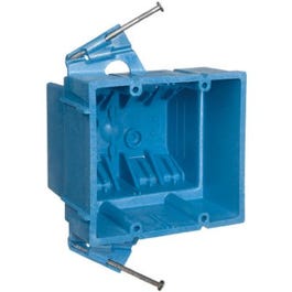 2-Gang New Work Super Blue Hard Body Wiring Box