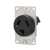 Eaton Cooper Wiring Devices AH38BK-F Eaton Power Device Receptacle Single Flush