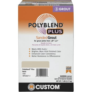 Custom Building Products Polyblend®Plus Sanded Grout (7 lbs)