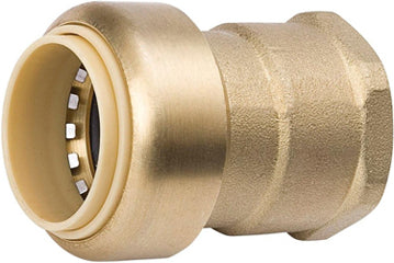 3/4 PUSH BRASS FEMALE ADAPTER