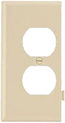 DUPLEX OUTLET END WHITE