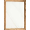 Zenith Oak 16 In. W x 22 In. H x 4-1/2 In. D Single Mirror Surface/Recess Mount Framed Medicine Cabinet