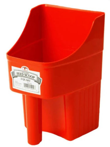 Little Giant 3 Quart Plastic Enclosed Feed Scoop