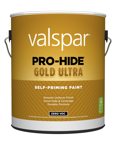 Valspar® Pro-Hide® Gold Ultra Interior Self-Priming Paint Flat 1 Gallon Black