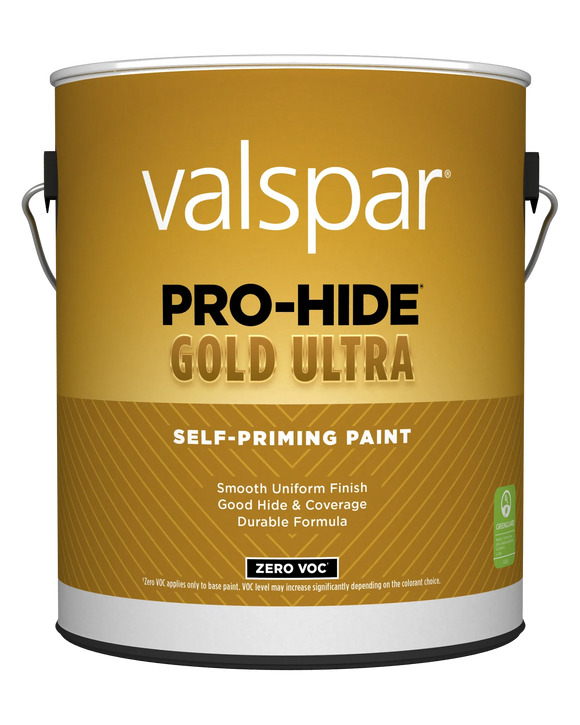 Valspar® Pro-Hide® Gold Ultra Interior Self-Priming Paint Flat 1 Gallon Black