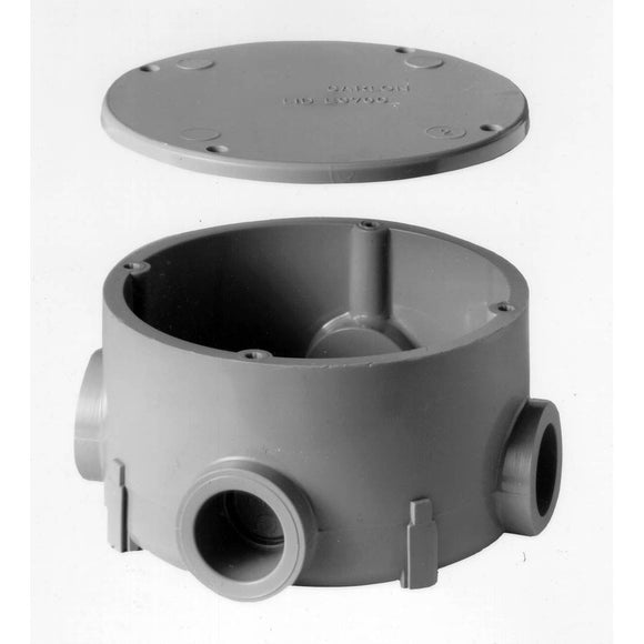 Thomas & Betts Carlon  Rigid Round Conduit Body with Cover, 3/4 in, X, 15.16 cu-in