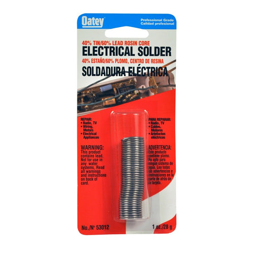 Oatey® 1 oz. 40/60 Rosin Core Solder (1 oz)