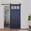 National Hardware Classic Interior Barn Door Kit (72, Matte Black - Boxed)