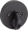 Kwikset Uptown Deadbolt - Keyed One Side - featuring SmartKey, Matte Black