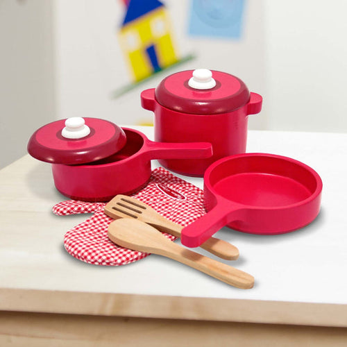 Melissa & Doug Play Kitchen Accessory Set - Pot & Pans