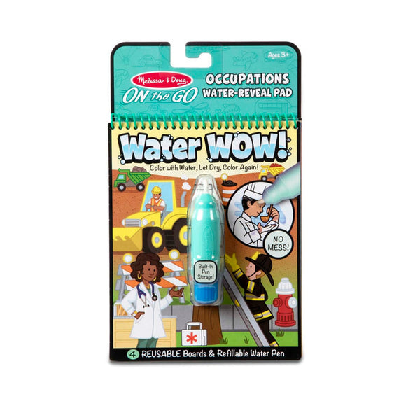Melissa & Doug Water Wow! Occupations - Water Reveal Pad On the Go Travel Activity