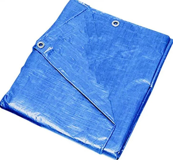 ProSource Medium Duty Blue Tarpaulin 5 mil Thick Polyethylene