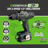 Genesis 20V 2-Speed 1/2″ Drill/Driver