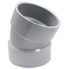 Canplas 22.5 Degree PVC DWV Elbow Hub x Hub