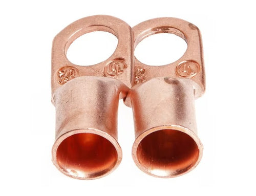 Forney Lug for Number 2/0 Cable, 1/2 in Stud, Premium Copper
