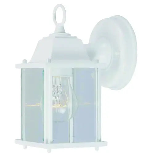 Boston Harbor Outdoor Lantern CFL Lamp Aluminum Fixture White