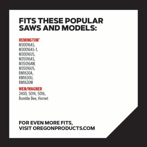 Oregon S58 AdvanceCut Saw Chain for 16 in. Bar - 58 Drive Links - fits Remington, John Deere, Wen and more