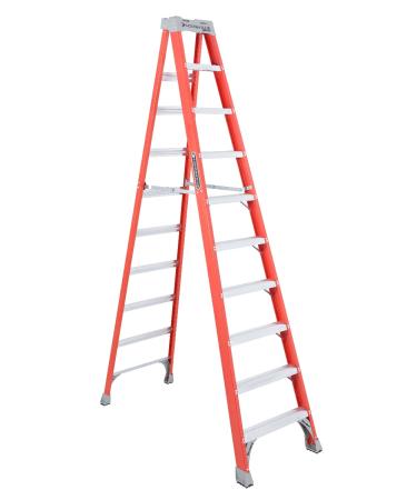 Louisville Ladder 10-Foot Fiberglass Step Ladder, Type Ia, 300-Pound Load Capacity, Fs1510