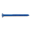 Monster Fastener Blue Ruspert Coated Steel Phillips Flat Head Masonry Screws