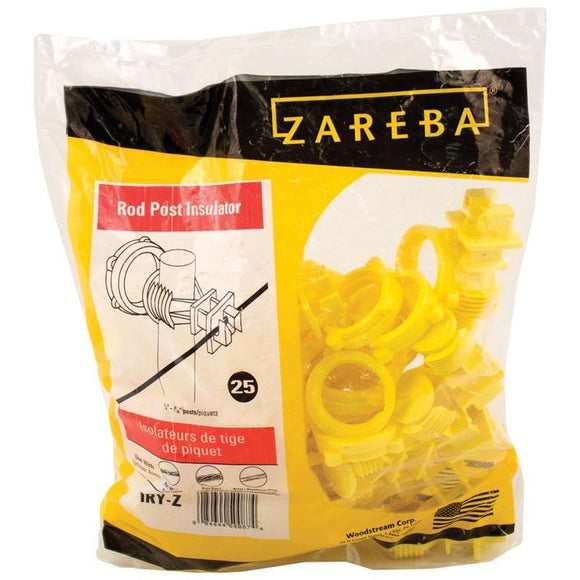 ZAREBA SCREW-ON ROD POST INSULATOR